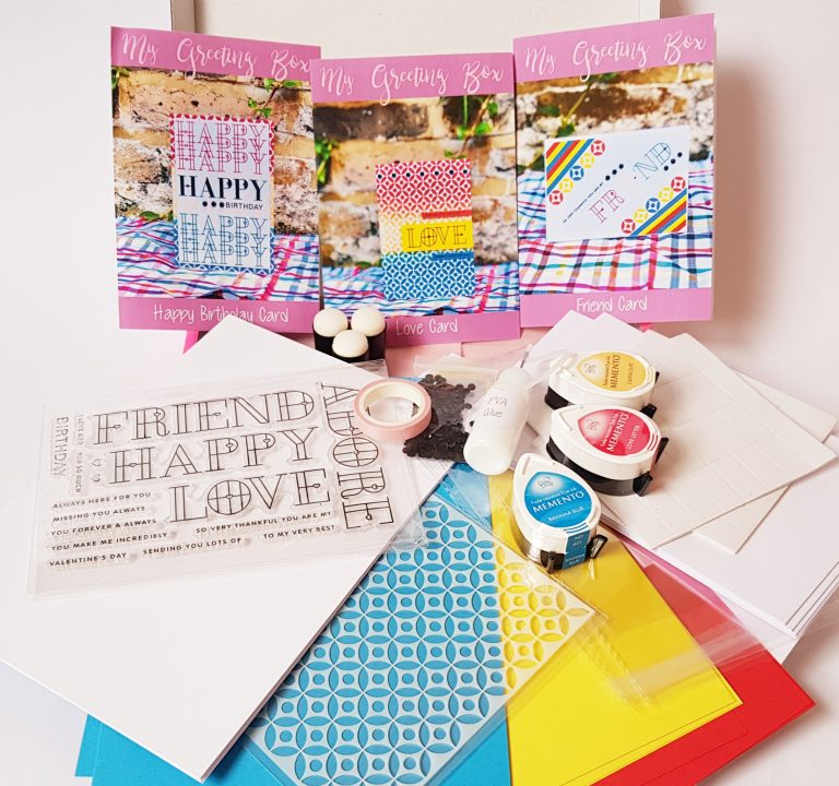 My Greeting Box September 2018 The Card Making Subscription Box All