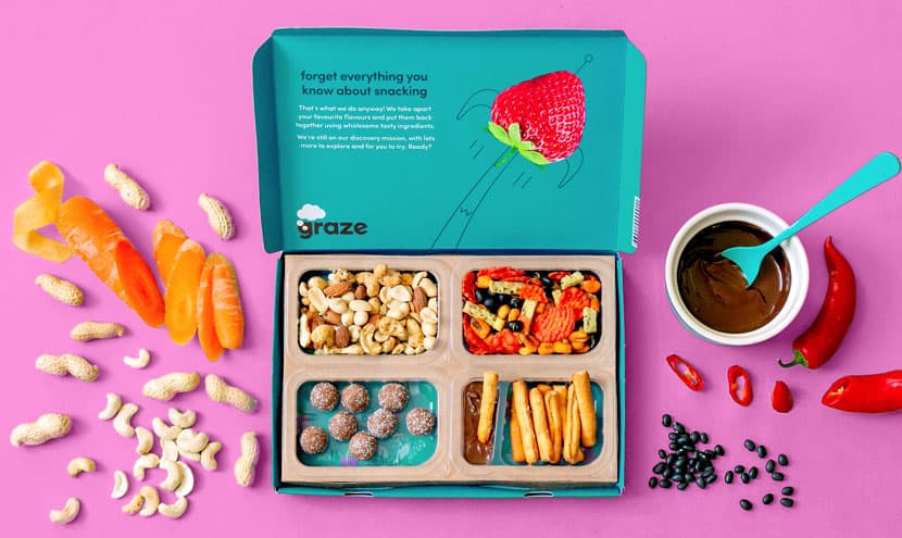 Graze - voordelige snacks-abonnementsbox in VK