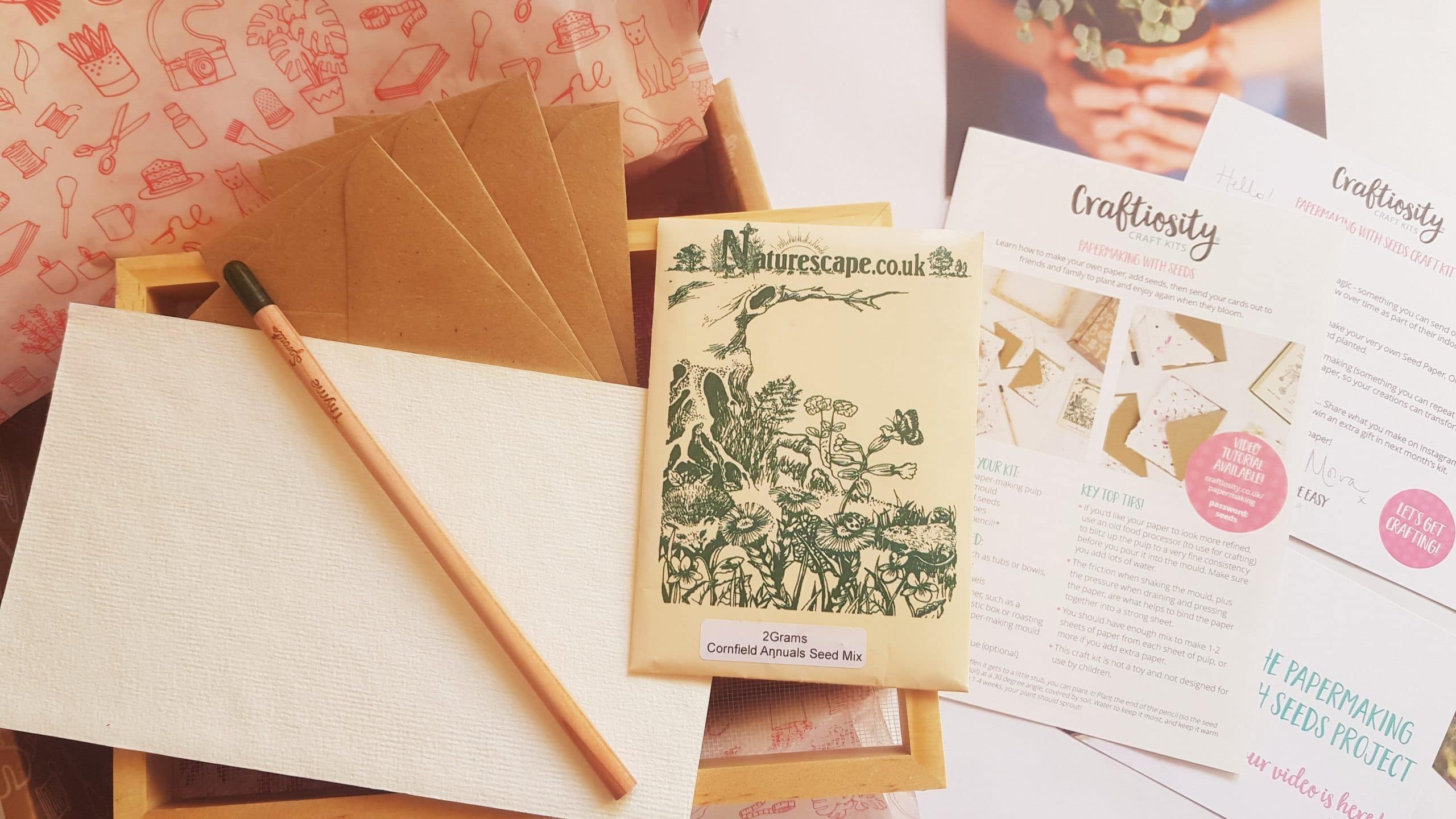 Craftiosity – Papermaking With Seeds: April 2021